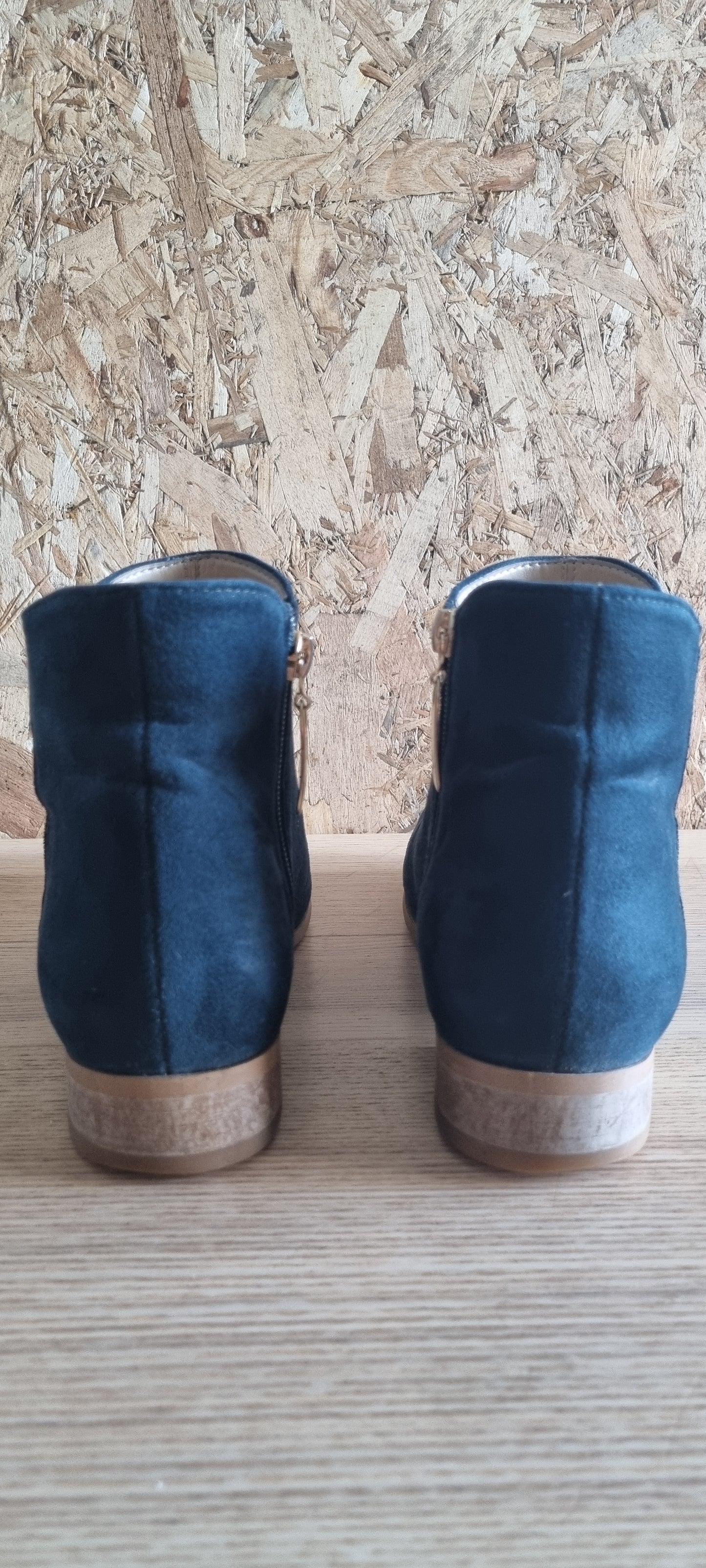 Bottines vert foncé