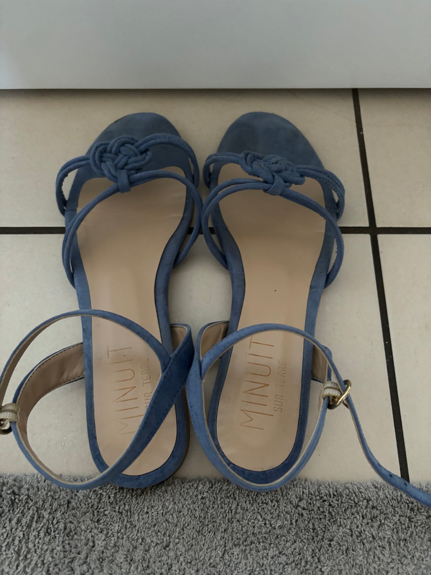 Sandales bleues