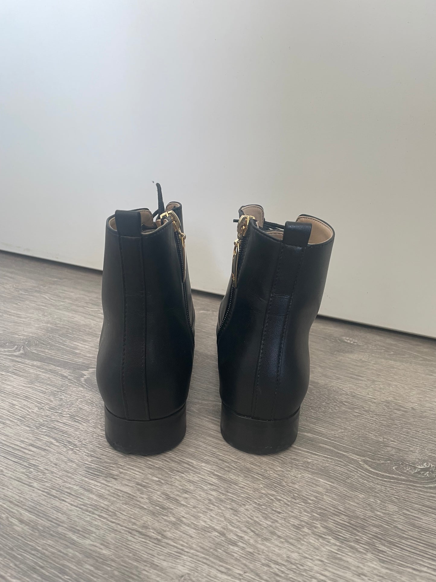 Black ankle boots