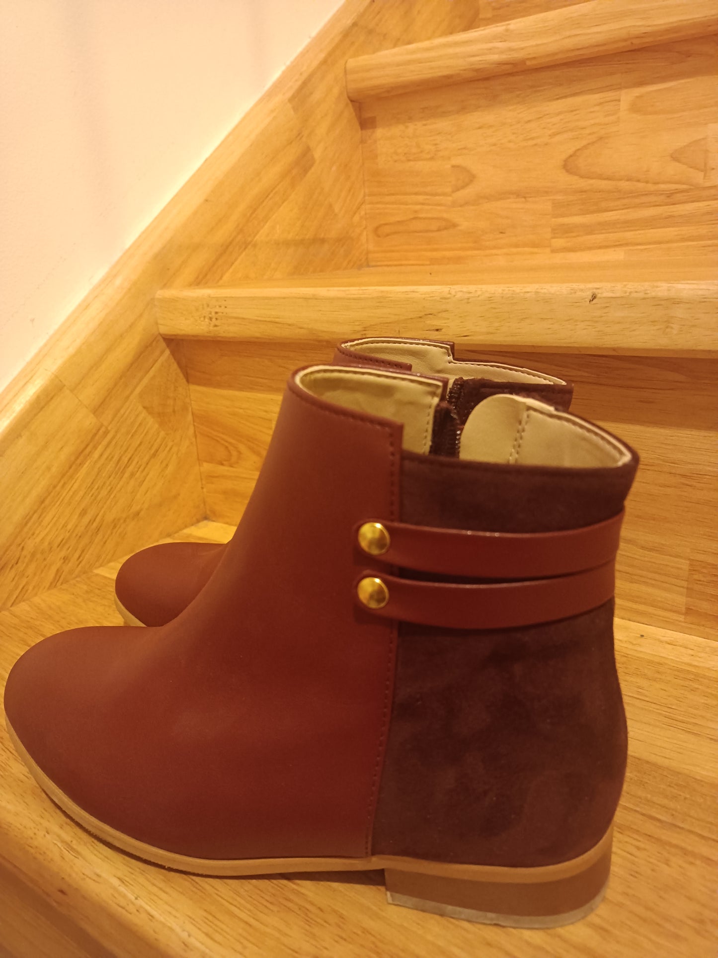 Bottines marron