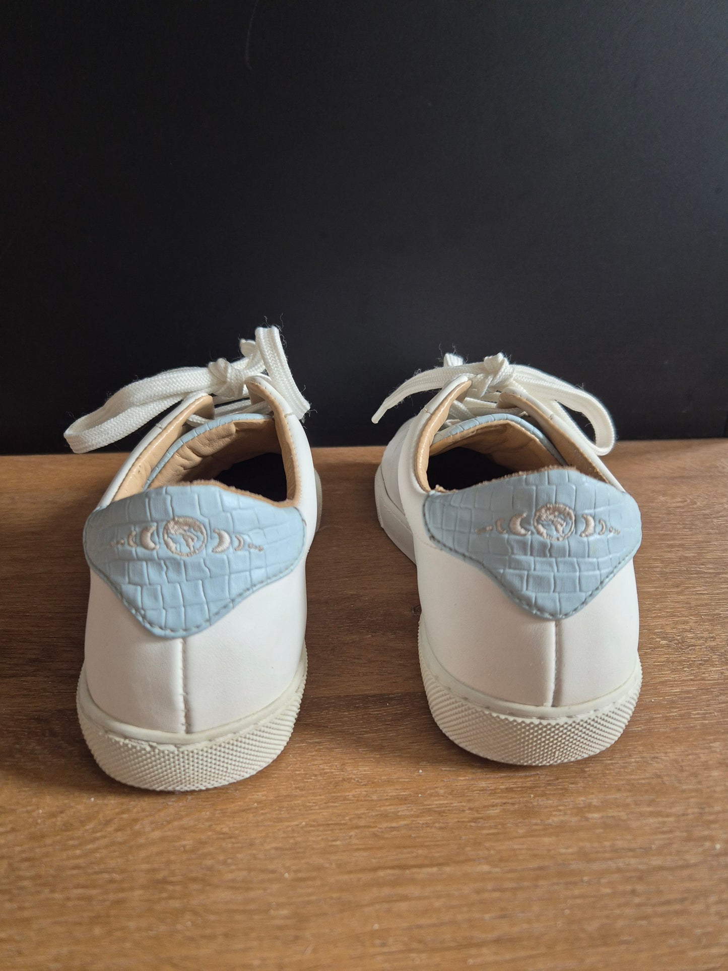 White sneakers