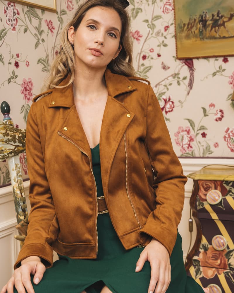Perfecto noisette femme vegan