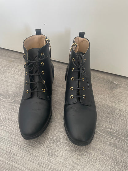 Black ankle boots