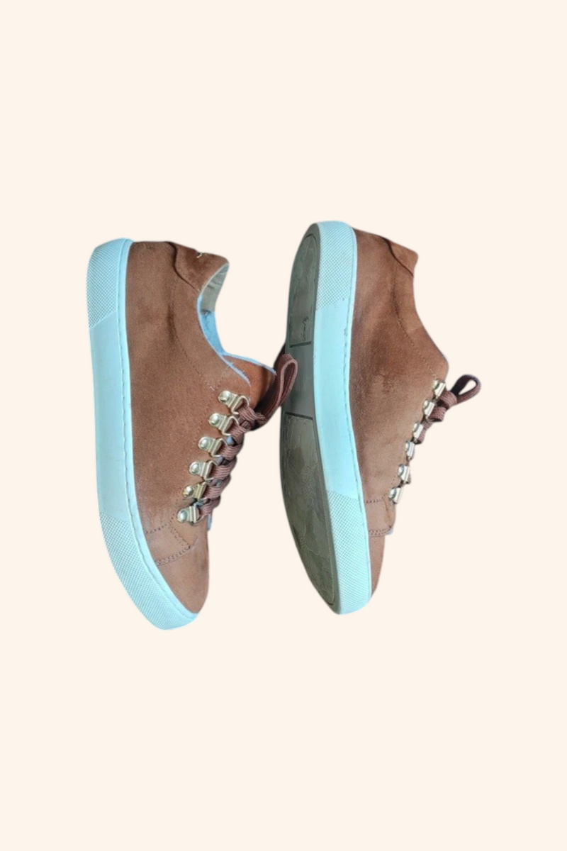 Baskets fourrées Mercure camel