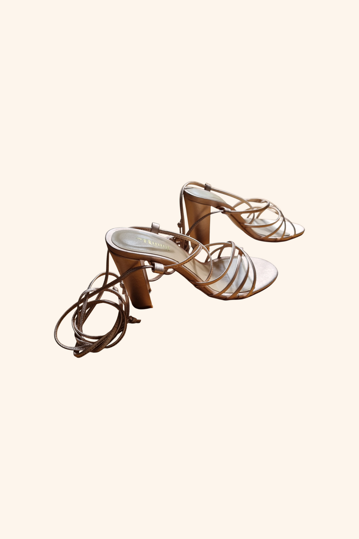 Sandales rose gold