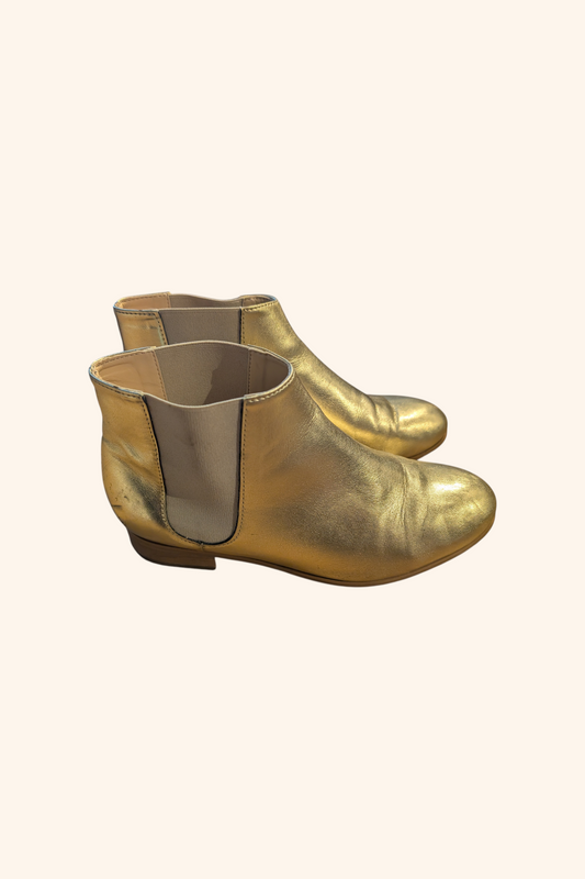 Bottines dorées