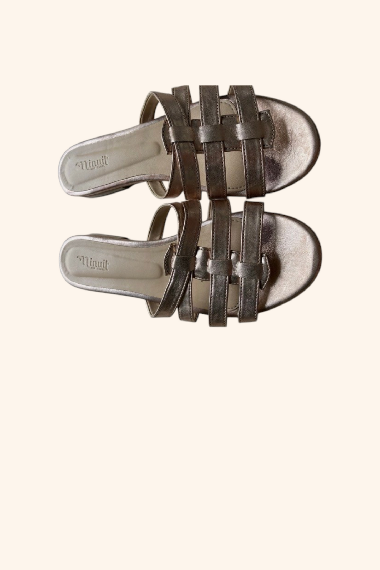 Mules rose gold
