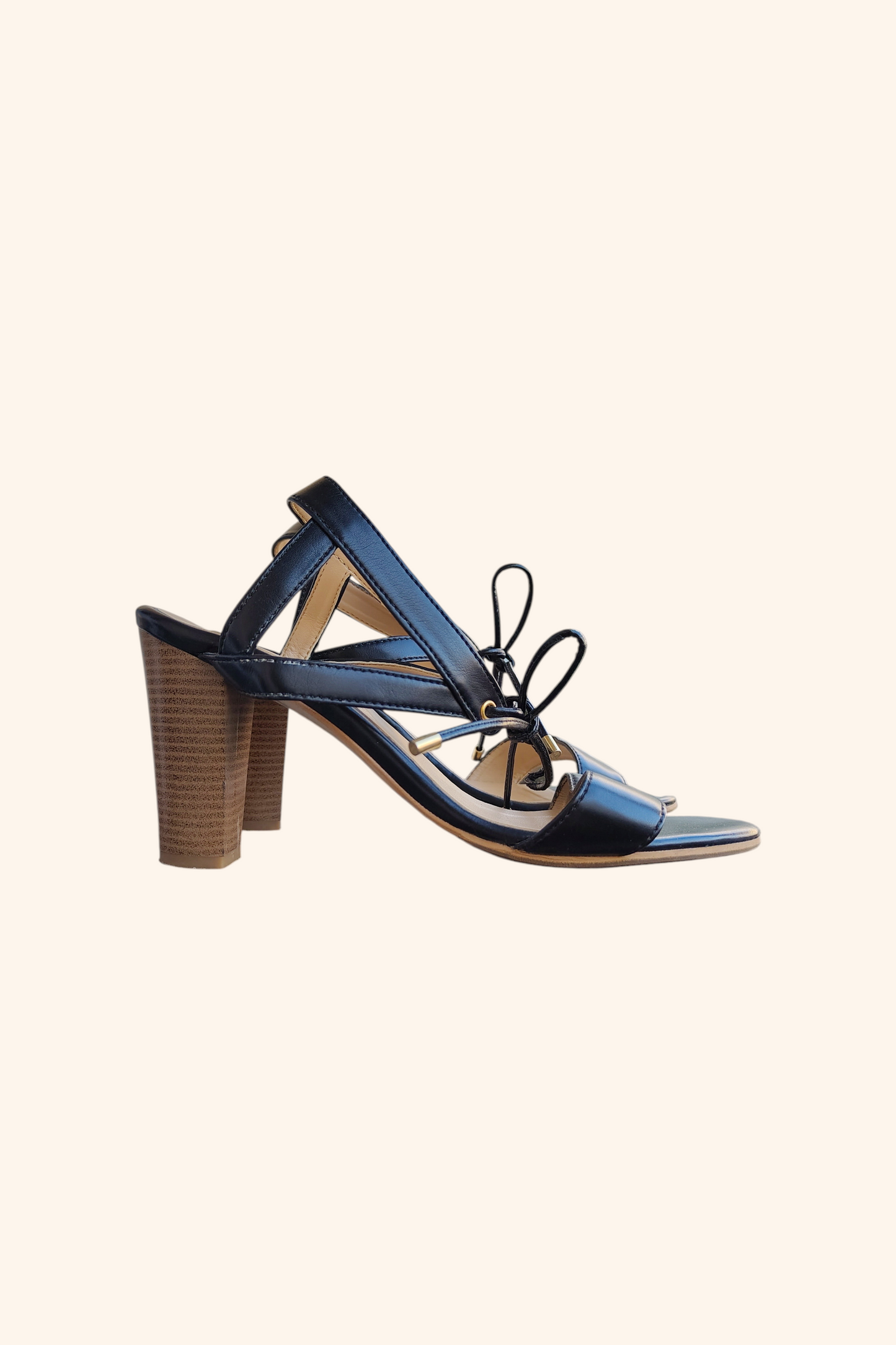 Sandales à talons Fuji - Noir, taille 39