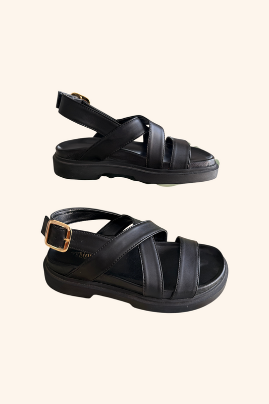 Sandales Caroline noir