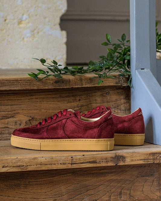 Baskets vegan rouges femme