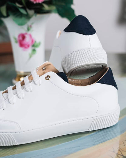 Baskets blanches vegan femme