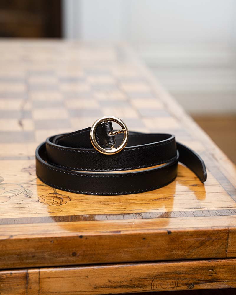 Ceinture noir vegan Rhapsodie