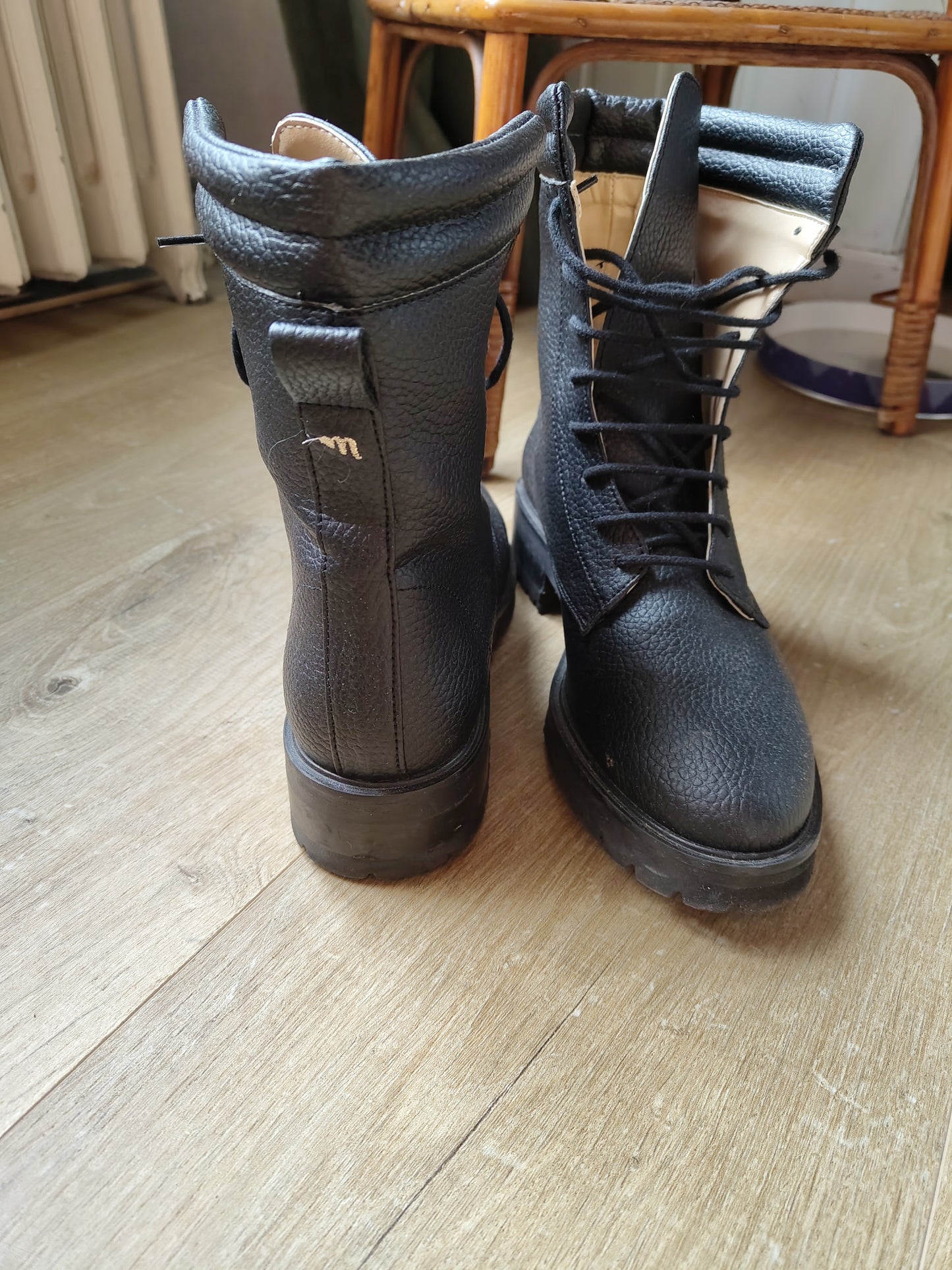 Black Soupçon ankle boots