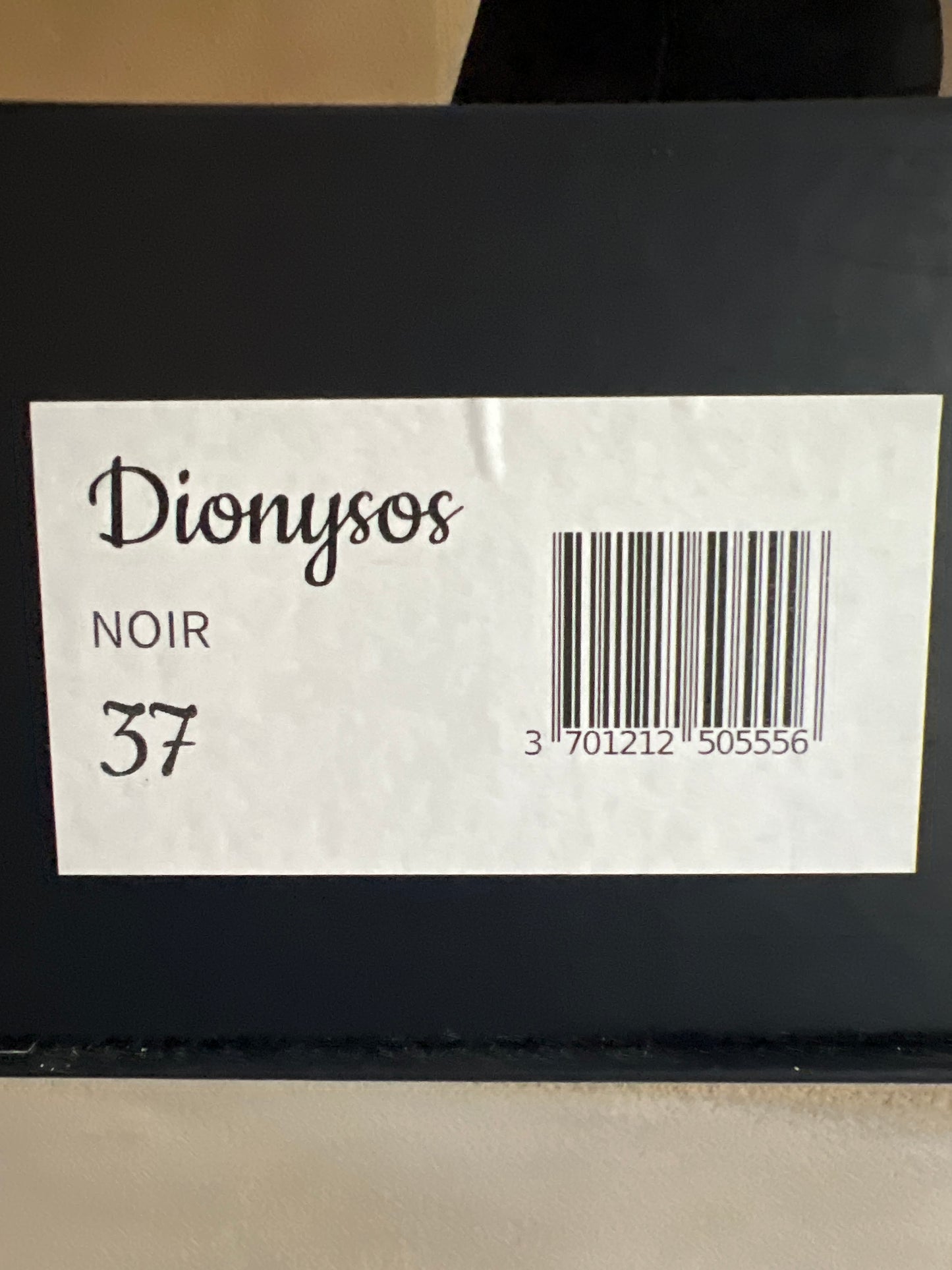 Black Dionysos ankle boots