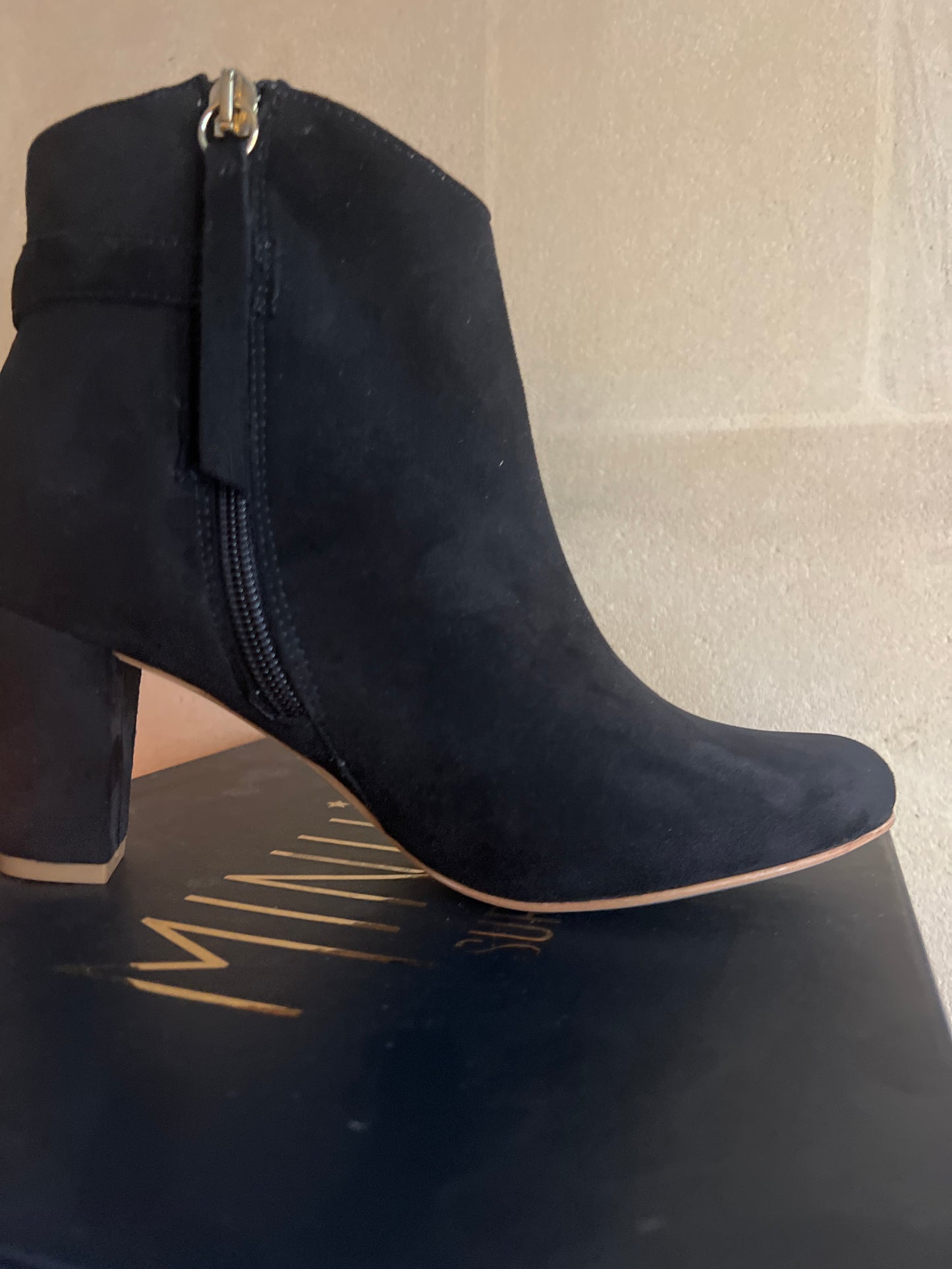 Black Dionysos ankle boots