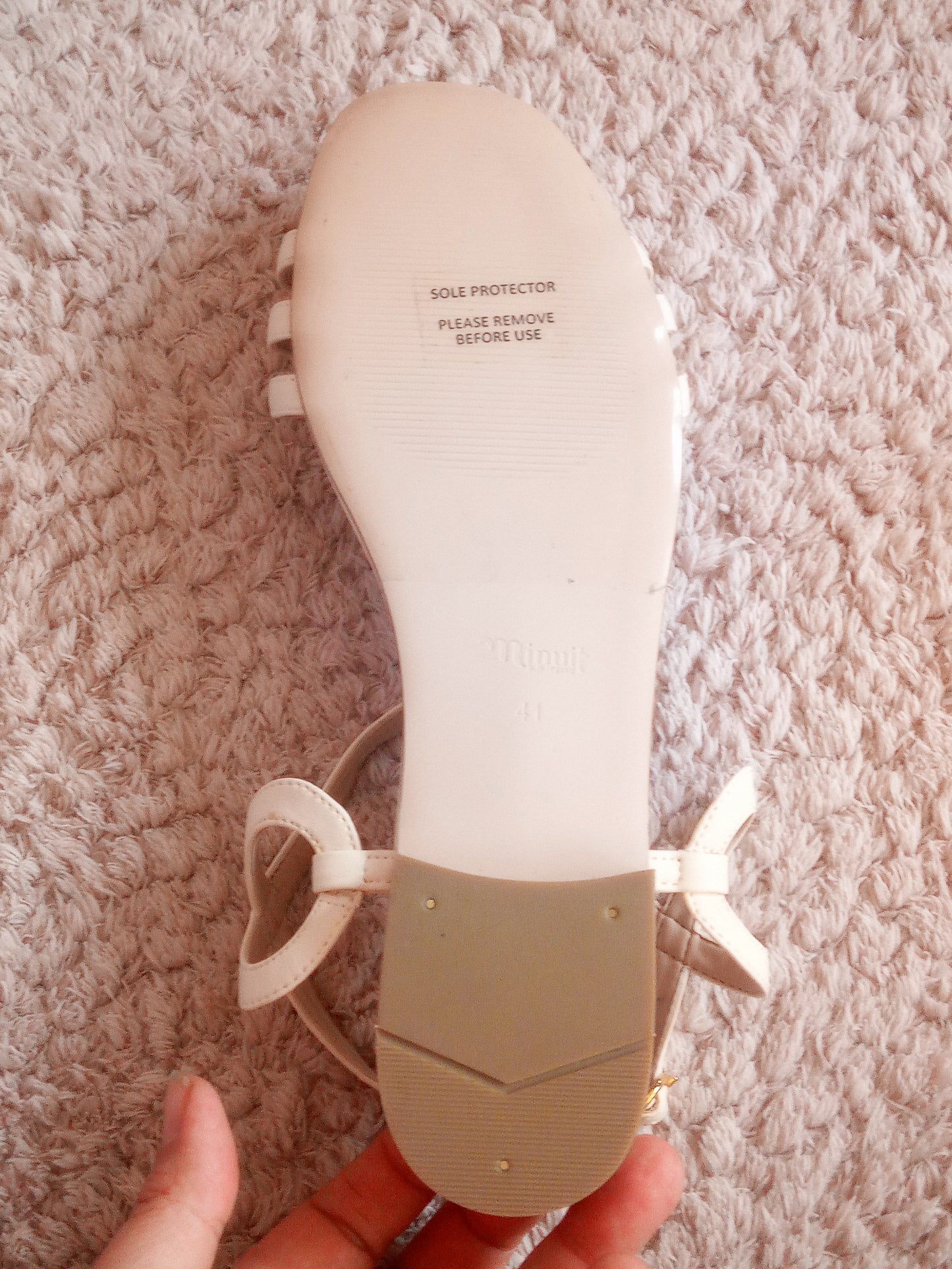 Cream Durance sandals