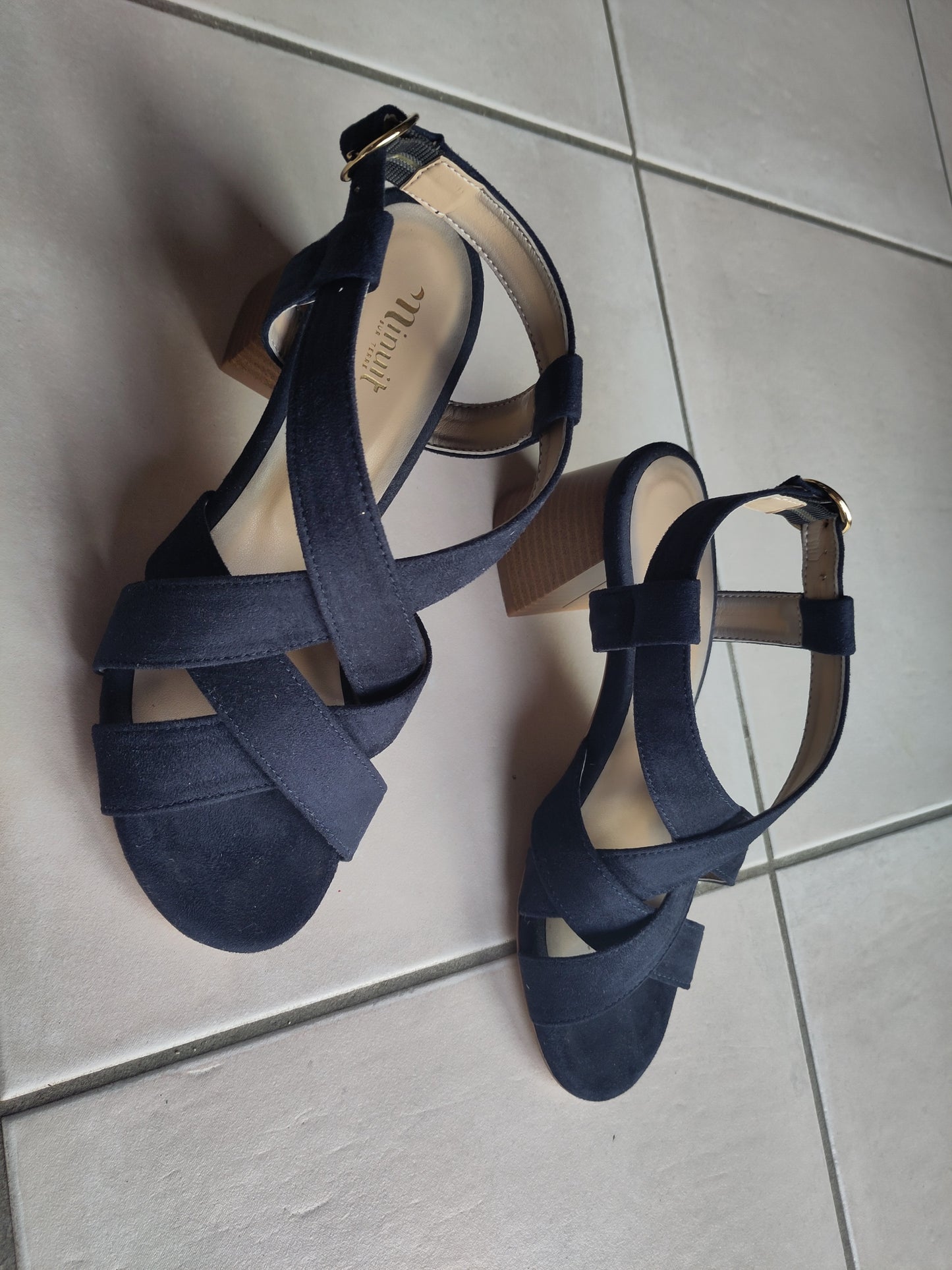 Sandales bleu marine