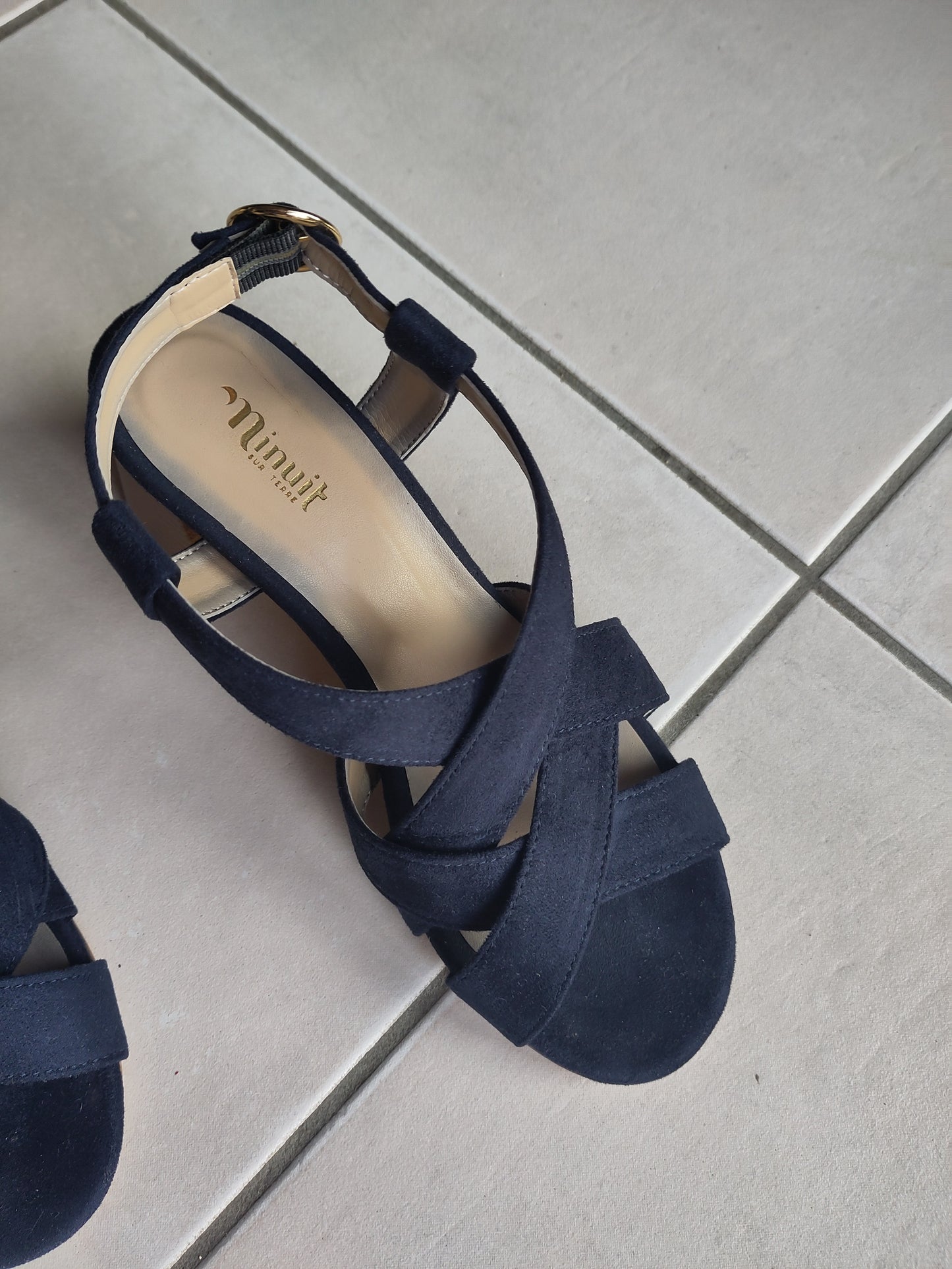 Sandales bleu marine