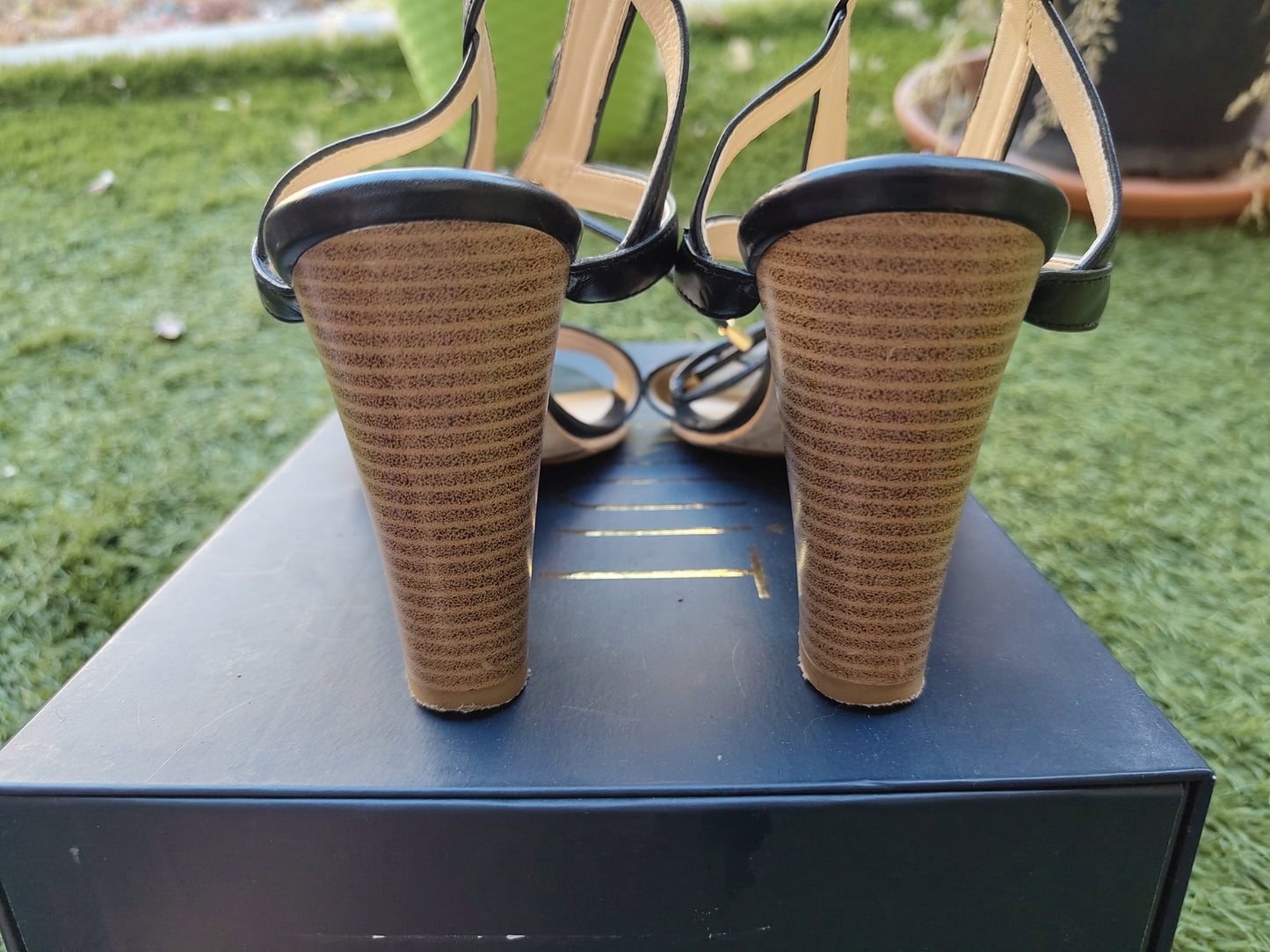 Sandales à talons Fuji - Noir, taille 39
