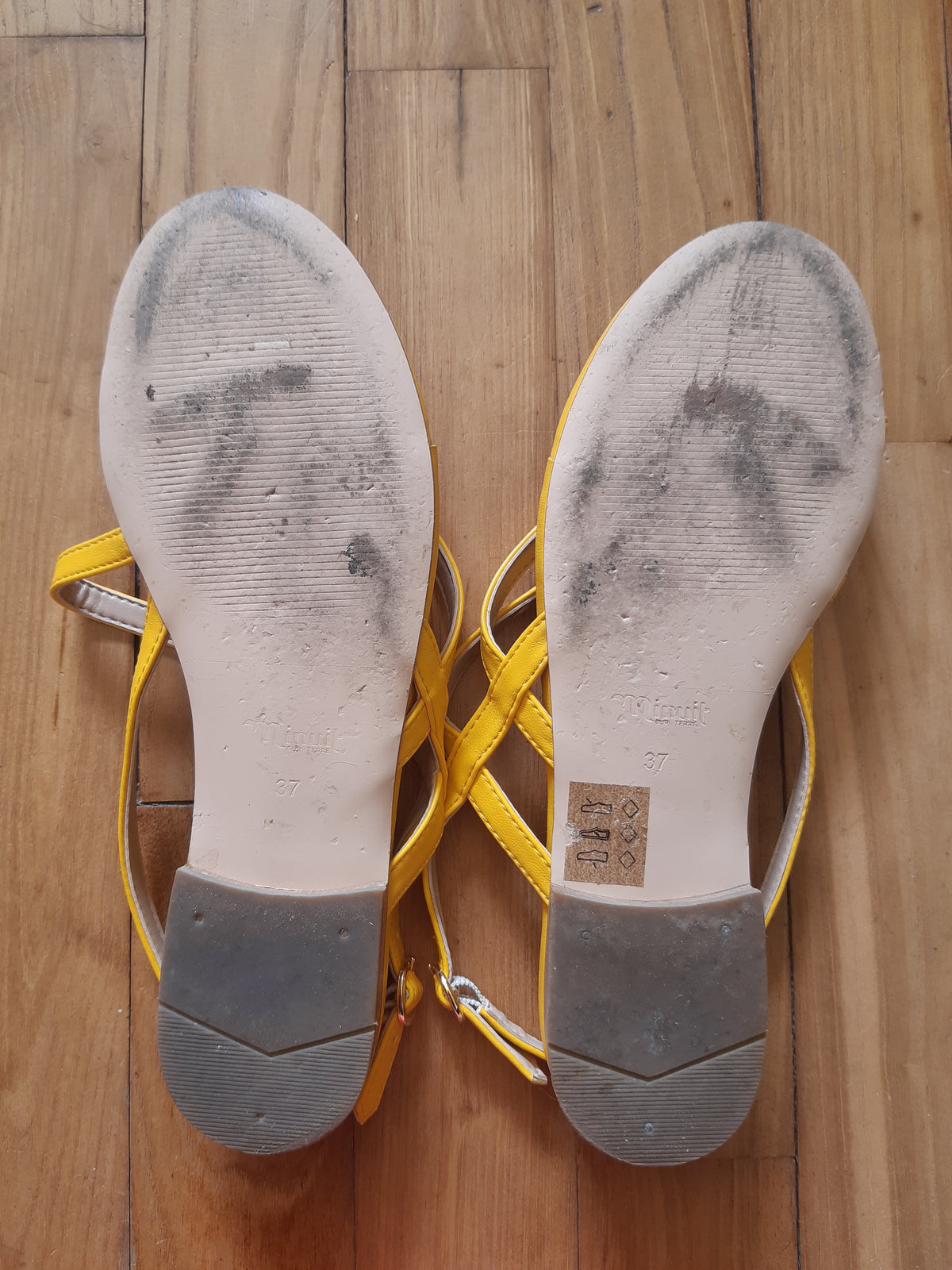 Sandales Provence jaunes