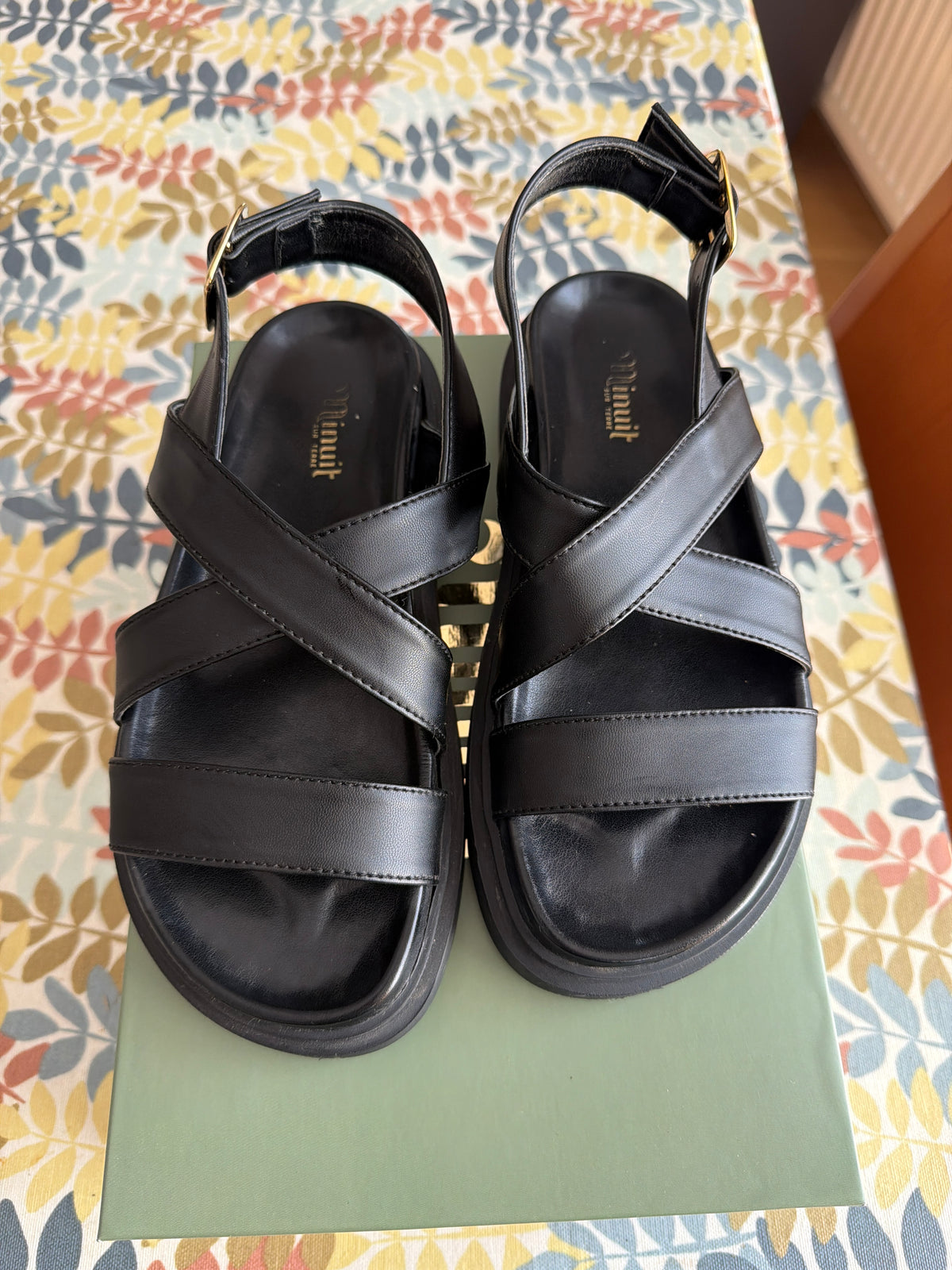 Sandales Caroline noir