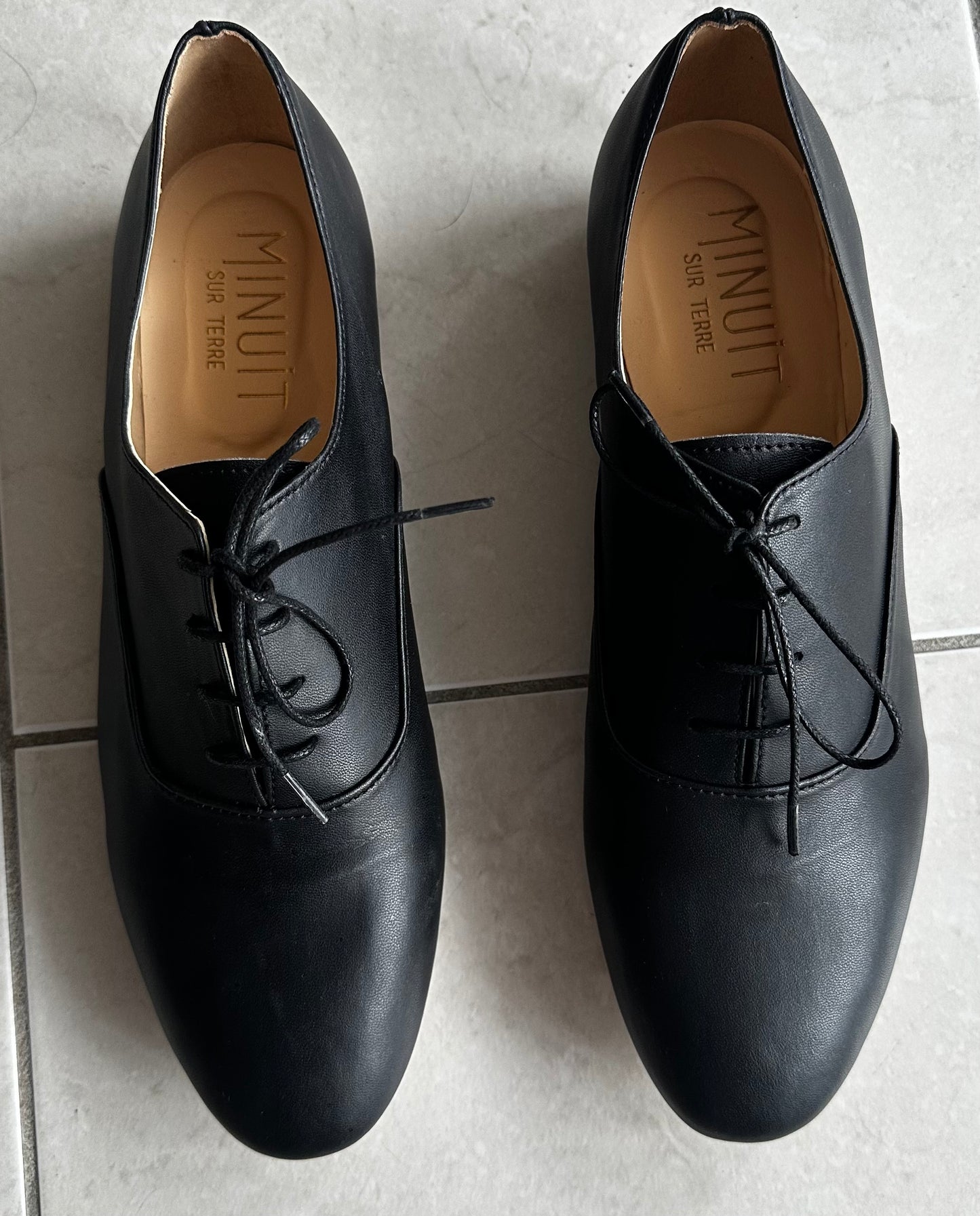 Solstice - Derbies - Noir lisse - Taille 42