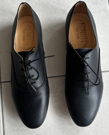 Solstice - Derbies - Noir lisse - Taille 42