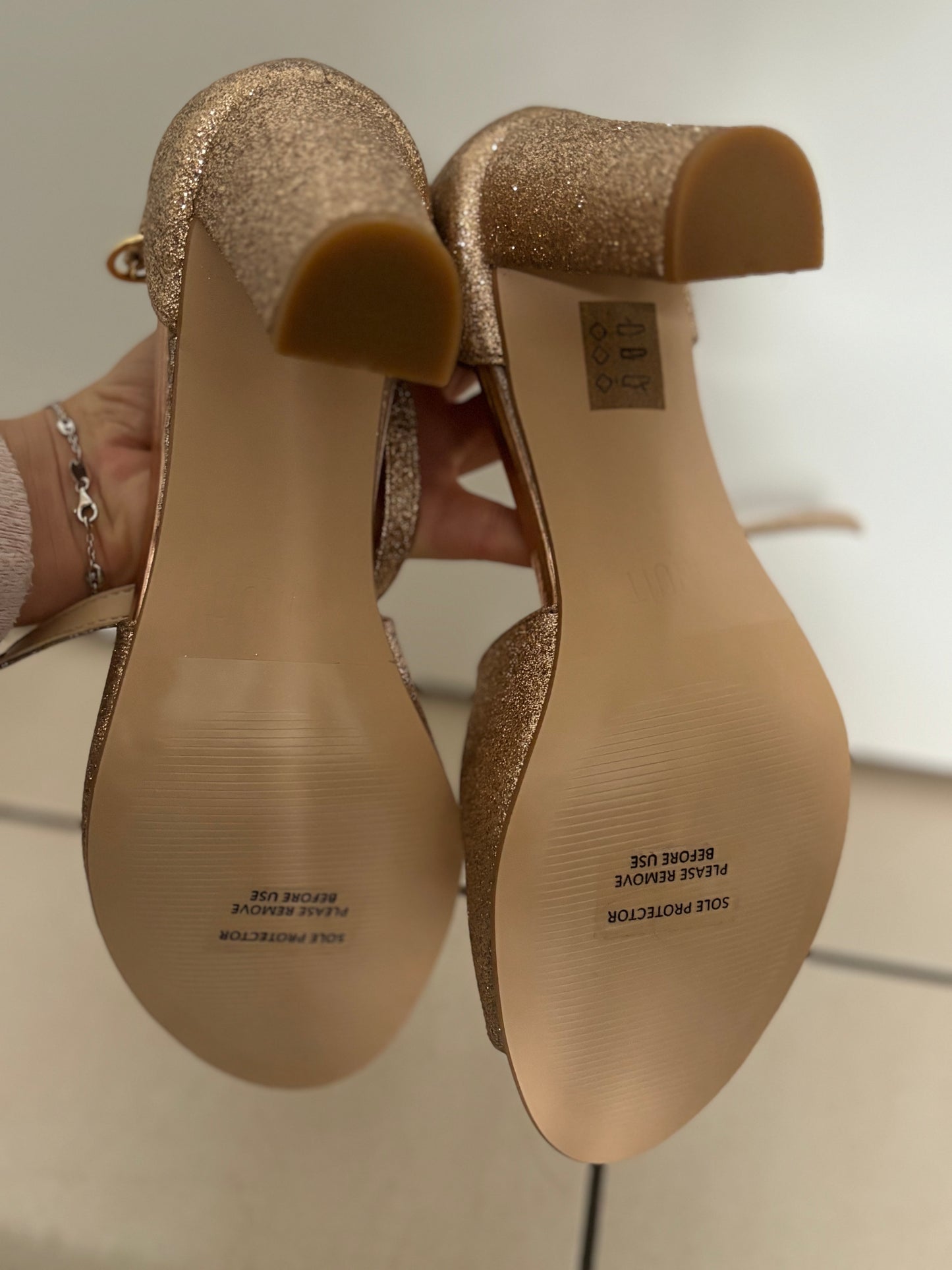 Agadir Paillettes Rose Gold