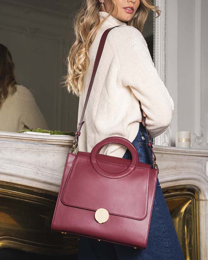 Sac à main écologique femme rose