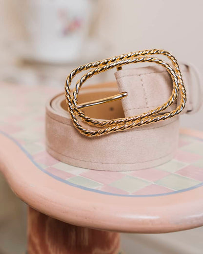 Ceinture beige vegan femme