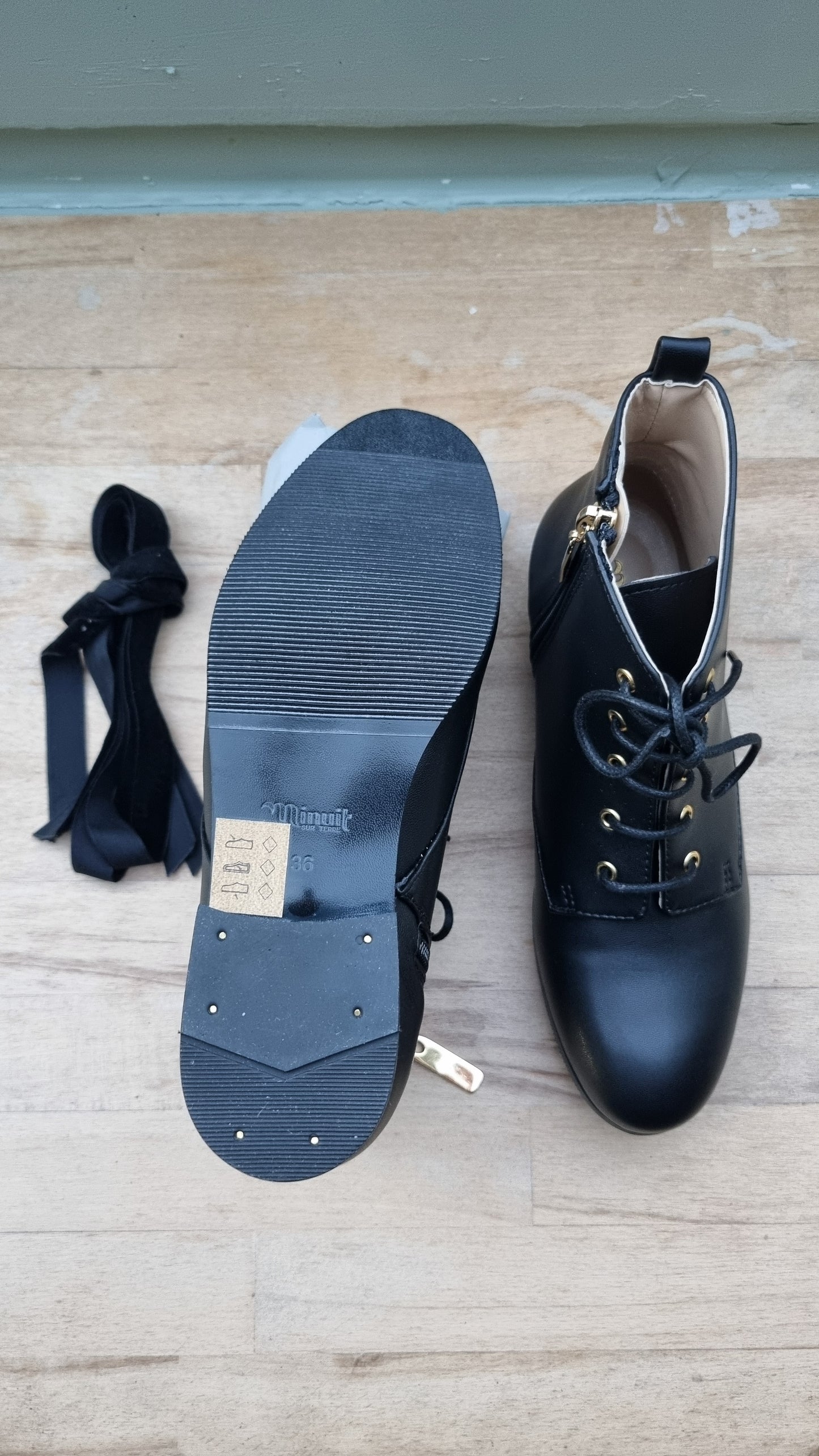 Bottines noires Amore