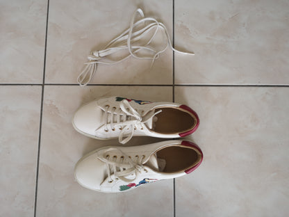 White sneakers