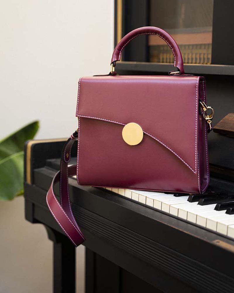 Sac écoresponsable femme bordeaux