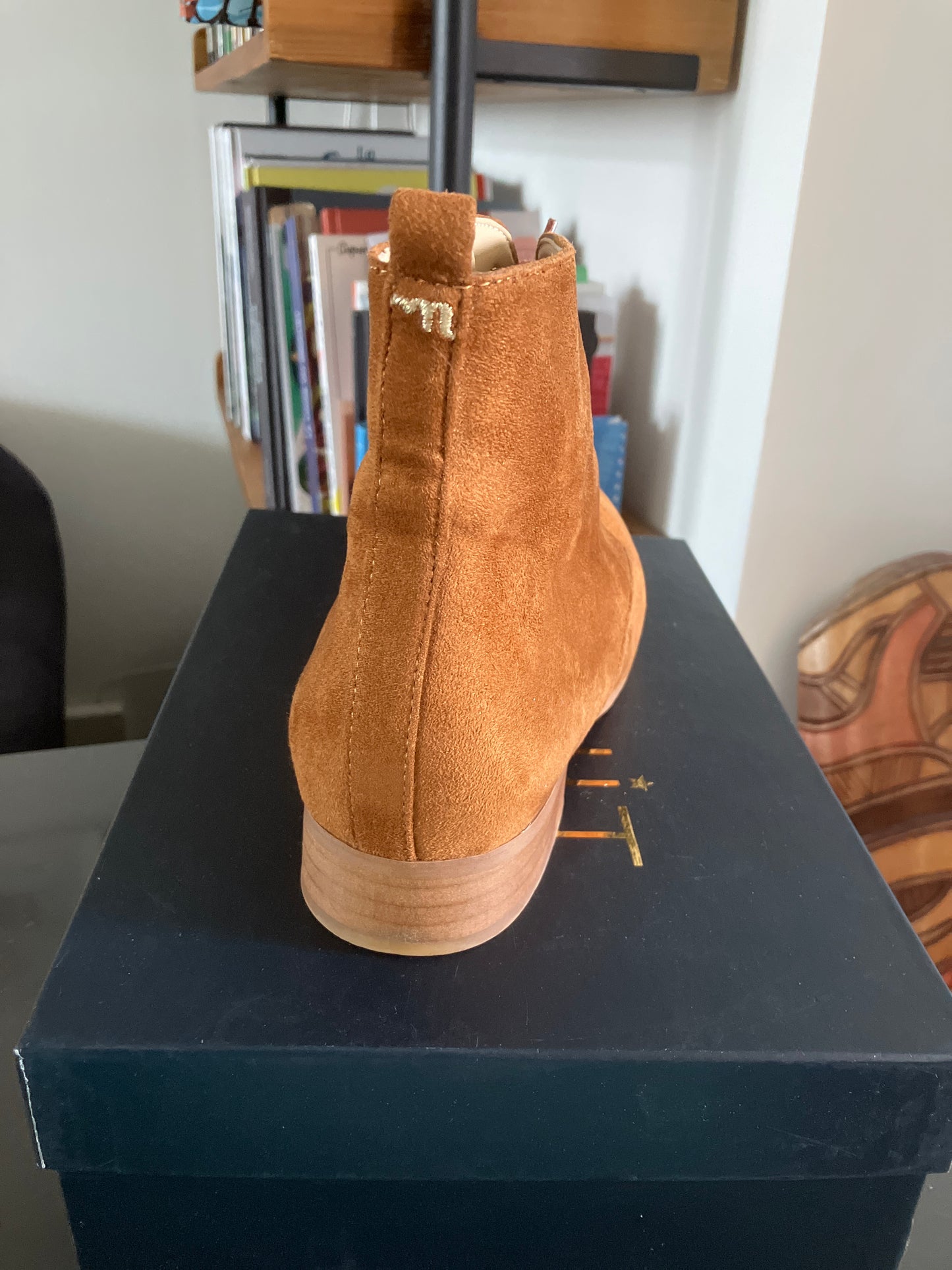 Amore hazelnut ankle boots