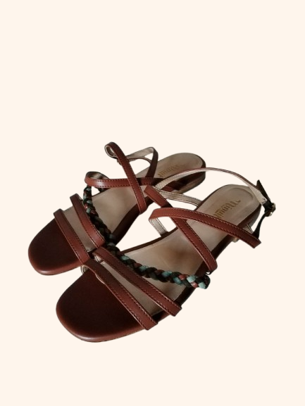 Camel sandals