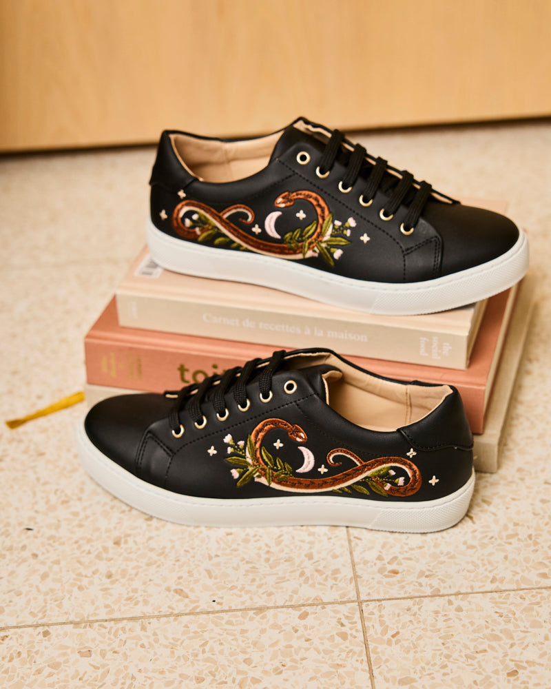 Virevolte Serpent Noir