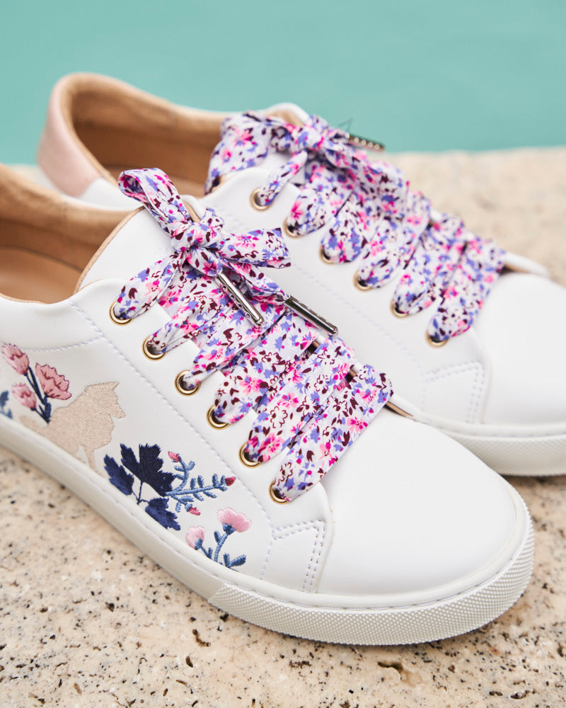 Lilac Flower Laces