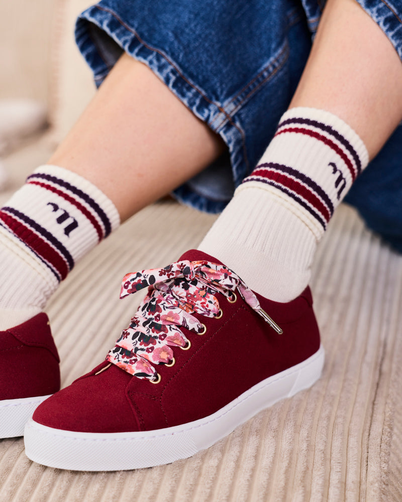 Midnight Bordeaux Socks