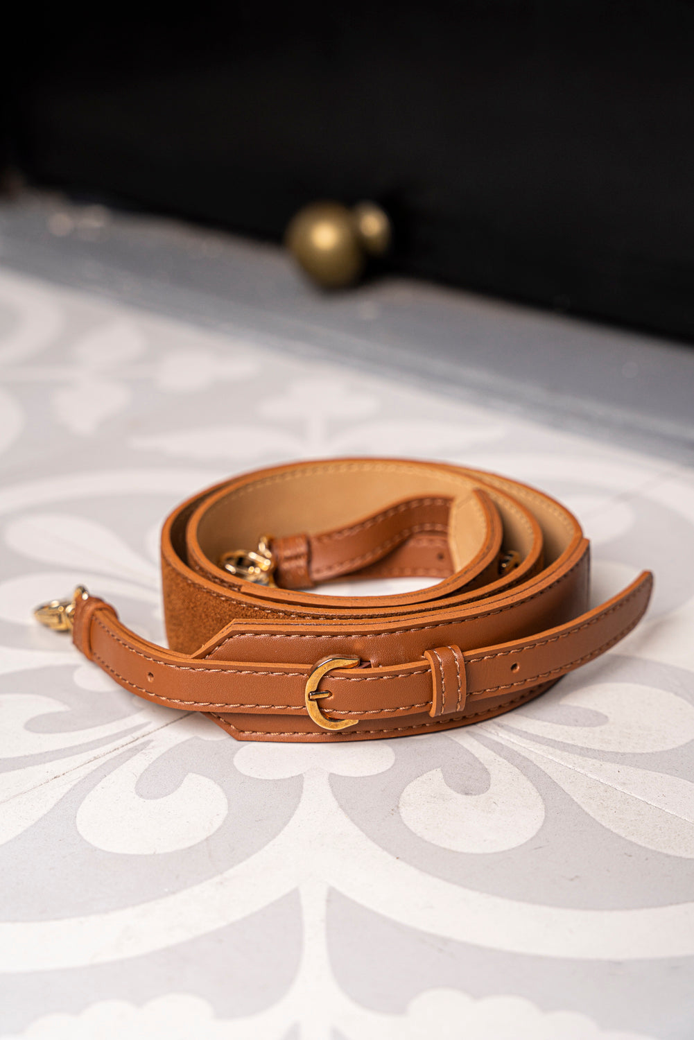 Anse classique pour sac à main marron noisette pour femme écologique vegan Minuit sur Terre
