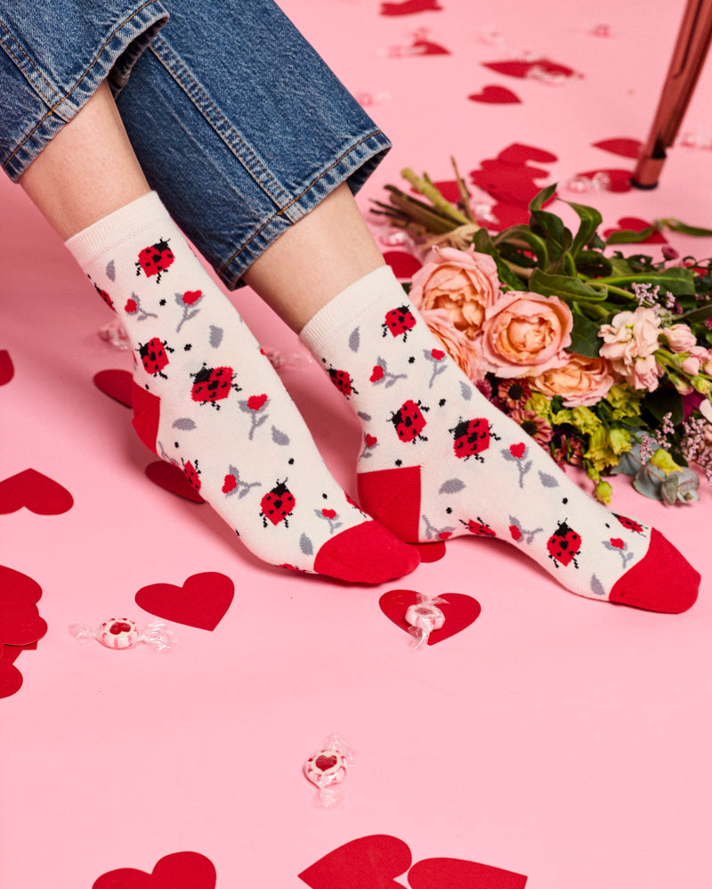 Ladybug Socks