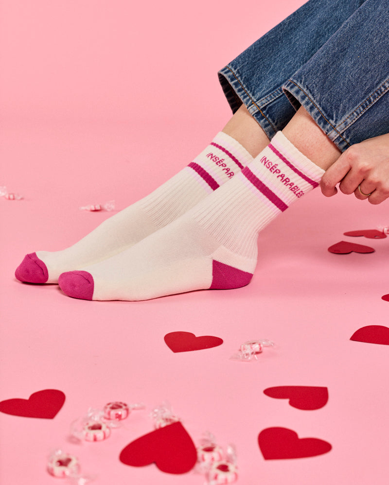 Inseparable Striped Socks