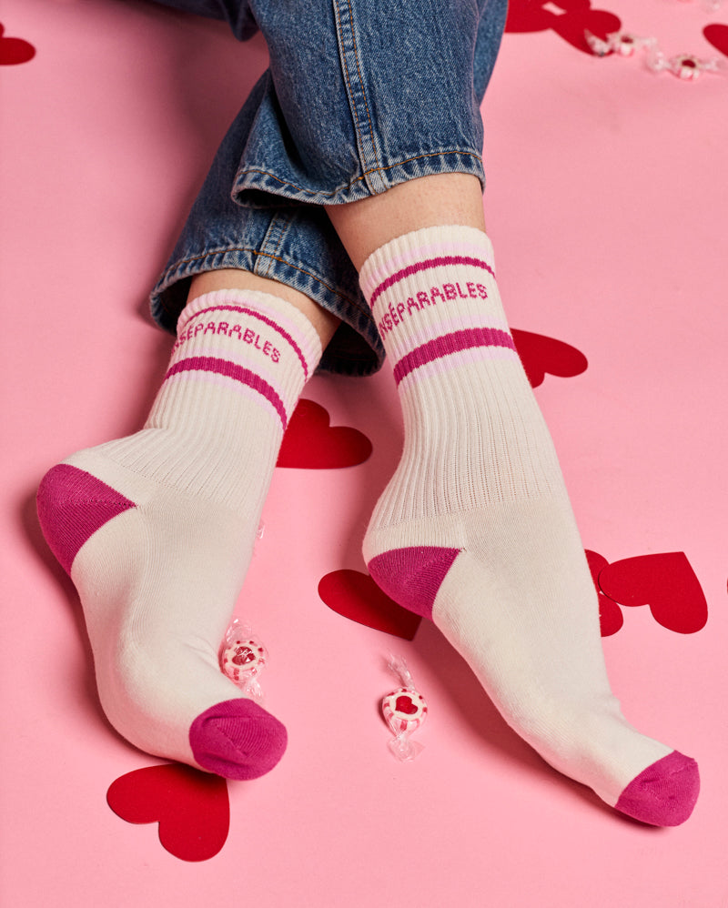 Inseparable Striped Socks