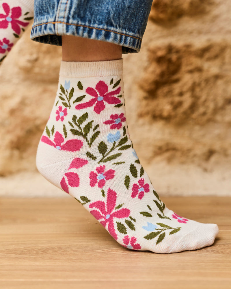 Flore Maxi Green Socks