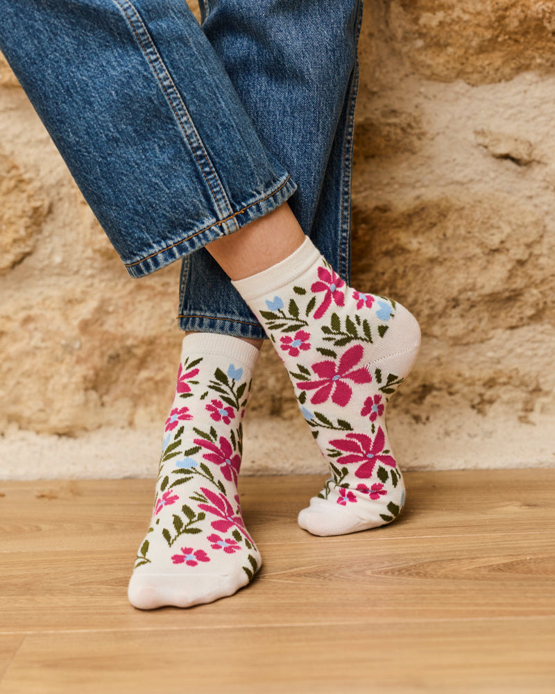 Flore Maxi Green Socks