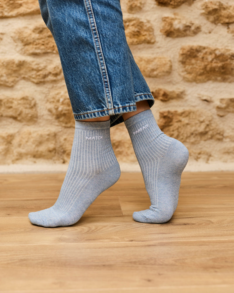 Perfect Match Shine Socks