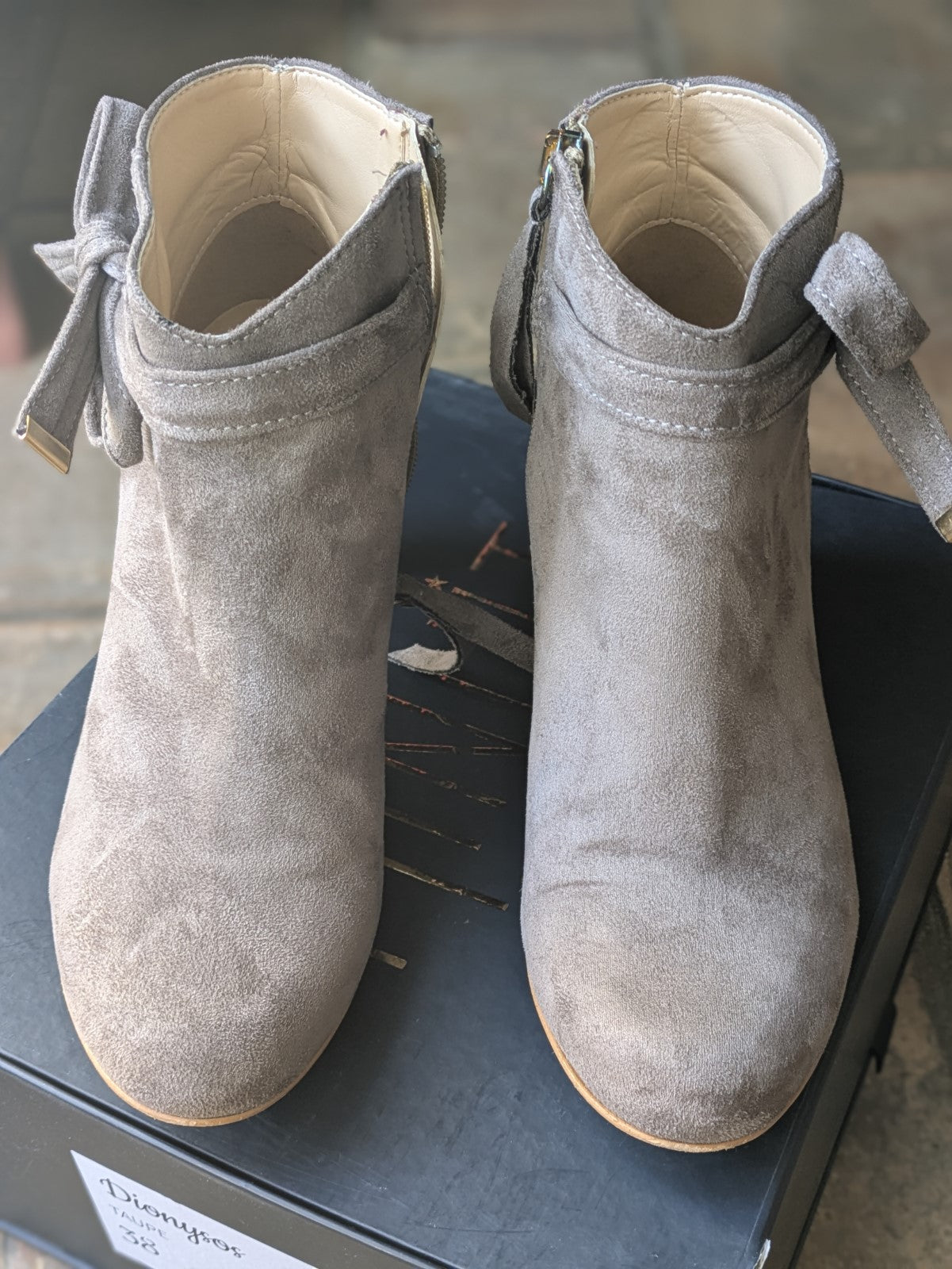 Bottines Dionysos taupe