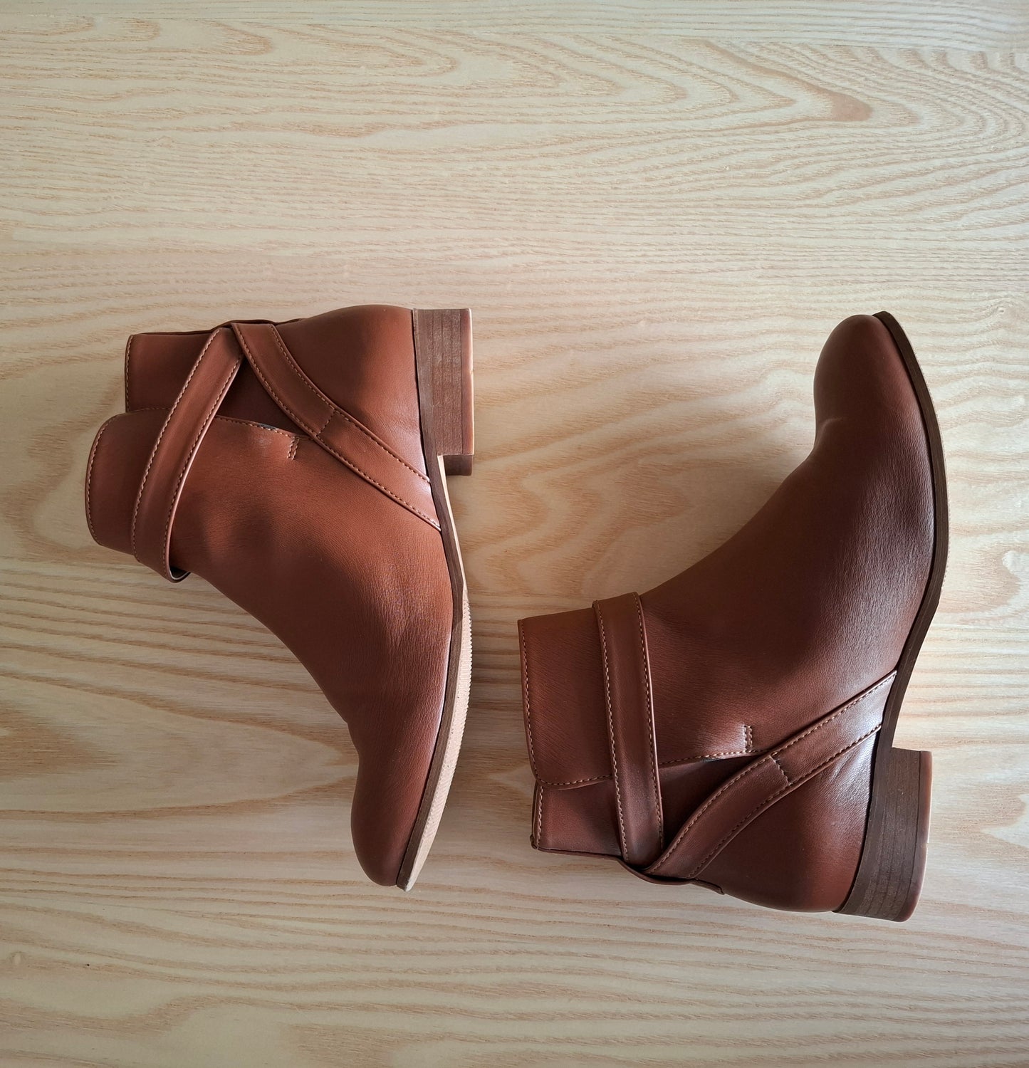 Bottines Illusion Camel - Comme neuve