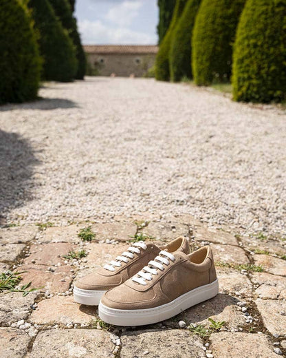 Baskets beiges vegan recyclées