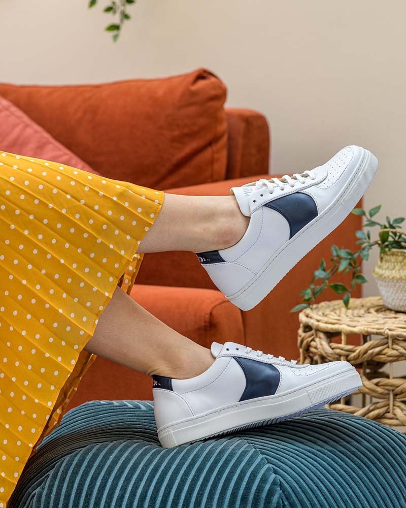 Baskets blanc vegan femme