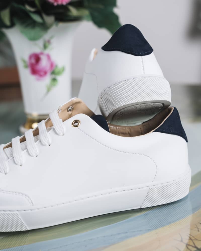 Baskets blanches vegan femme